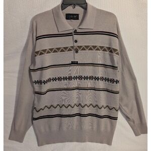 Vintage COOGI Australia Polo Style Sweater Size XL (small tear under the collar)